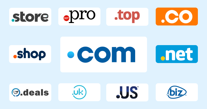 Multiple domain names - TLDs