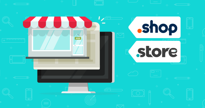 Multiple domain names for a business website - store